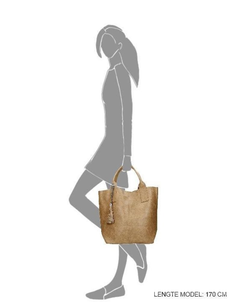 Enrico Benetti Enrico Benetti Caen Handbag - Ladies - Leatherette - Taupe