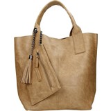 Enrico Benetti Enrico Benetti Caen Handtas - Dames - Kunstleer - Taupe Enrico Benetti Enrico Benetti Caen Handtas - Dames - Kunstleer - Taupe