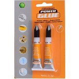 Merkloos Power Glue Secondenlijm - Secondelijm - seconden lijm - seconde - Superglue - Tube 2 x 3 gram Merkloos Power Glue Secondenlijm - Secondelijm - seconden lijm - seconde - Superglue - Tube 2 x 3 gram