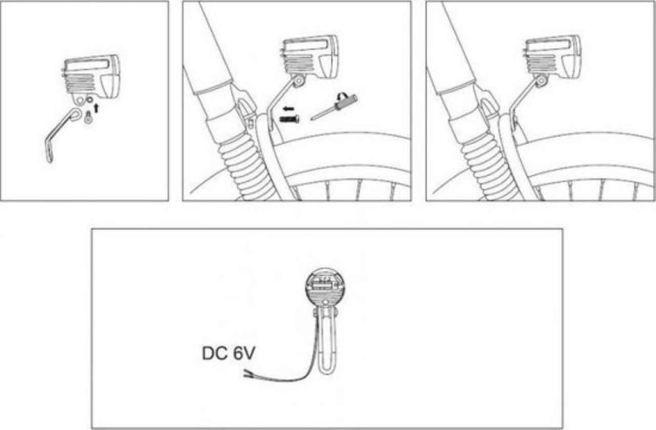 Merkloos Bicycle headlight E-bike See up to 60 meters and be seen up to 3000 meters - 6-36V. Blister. StVZO Merkloos Bicycle headlight E-bike See up to 60 meters and be seen up to 3000 meters - 6-36V. Blister. StVZO