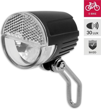 Merkloos Fietskoplamp E-bike tot 60 meter zien en tot 3000 meter gezien worden - 6-36V. Blister. StVZO Merkloos Fietskoplamp E-bike tot 60 meter zien en tot 3000 meter gezien worden - 6-36V. Blister. StVZO