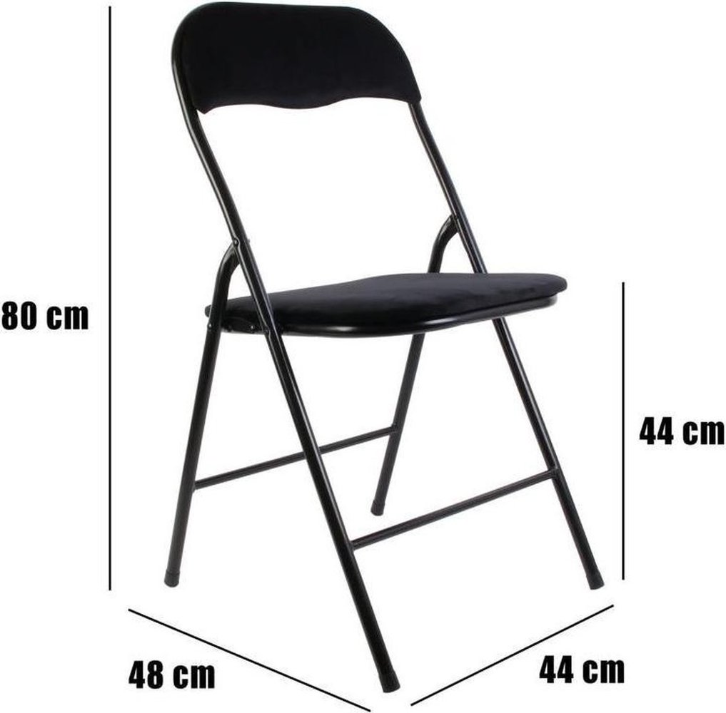 Discountershop Folding chair with seat height of 43 cm Folding chair velvet seat and back upholstered - chair - table chair - chair - table chair - folding chair - Velvet folding chair - Luxury folding chair - With cushions - Chair - Chairs - Folding chairs - Chair - Pr Discountershop Folding chair with seat height of 43 cm Folding chair velvet seat and back upholstered - chair - table chair - chair - table chair - folding chair - Velvet folding chair - Luxury folding chair - With cushions - Chair - Chairs - Folding chairs - Chair - Pr