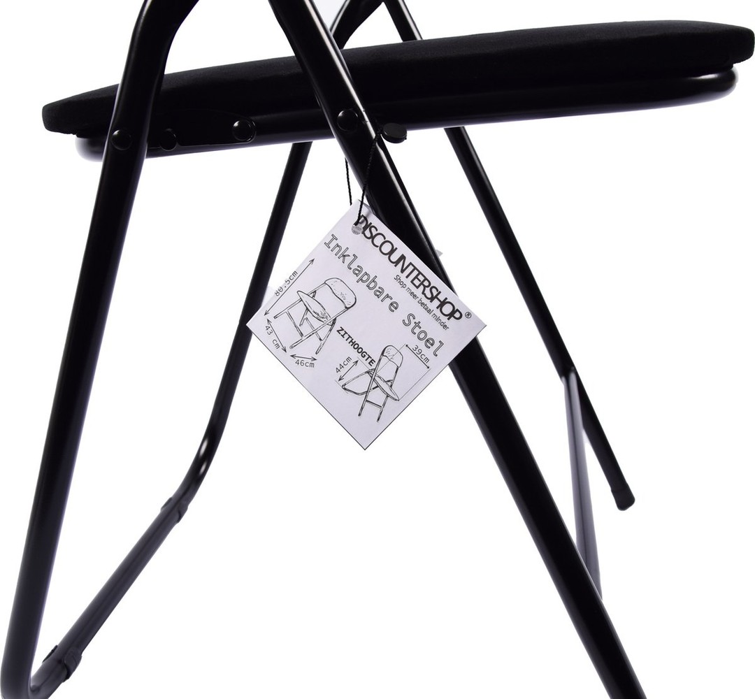 Discountershop Folding chair with seat height of 43 cm Folding chair velvet seat and back upholstered - chair - table chair - chair - table chair - folding chair - Velvet folding chair - Luxury folding chair - With cushions - Chair - Chairs - Folding chairs - Chair - Pr Discountershop Folding chair with seat height of 43 cm Folding chair velvet seat and back upholstered - chair - table chair - chair - table chair - folding chair - Velvet folding chair - Luxury folding chair - With cushions - Chair - Chairs - Folding chairs - Chair - Pr