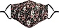 Mouth caps / mask face mask with ear loop washable - Face mask Fashion Flower - (Not for medical use)