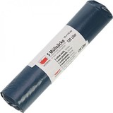 LARGE GARBAGE BAGS 5 rolls x 5 bags of 120 litres, 70 x 110 cm, on a roll - blue