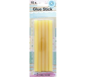 Merkloos Lijmpatronen, Lijmsticks 10 stuks 10 x 150 mm Merkloos Lijmpatronen, Lijmsticks 10 stuks 10 x 150 mm