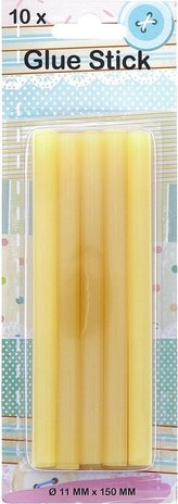 Merkloos Glue cartridges, Glue sticks 10 pieces 10 x 150 mm