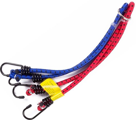 Discountershop bungee cords Spider binder bungee cords bungee cord 60cm bungee cord bicycle 2 arms Uni luggage spider spider binder
