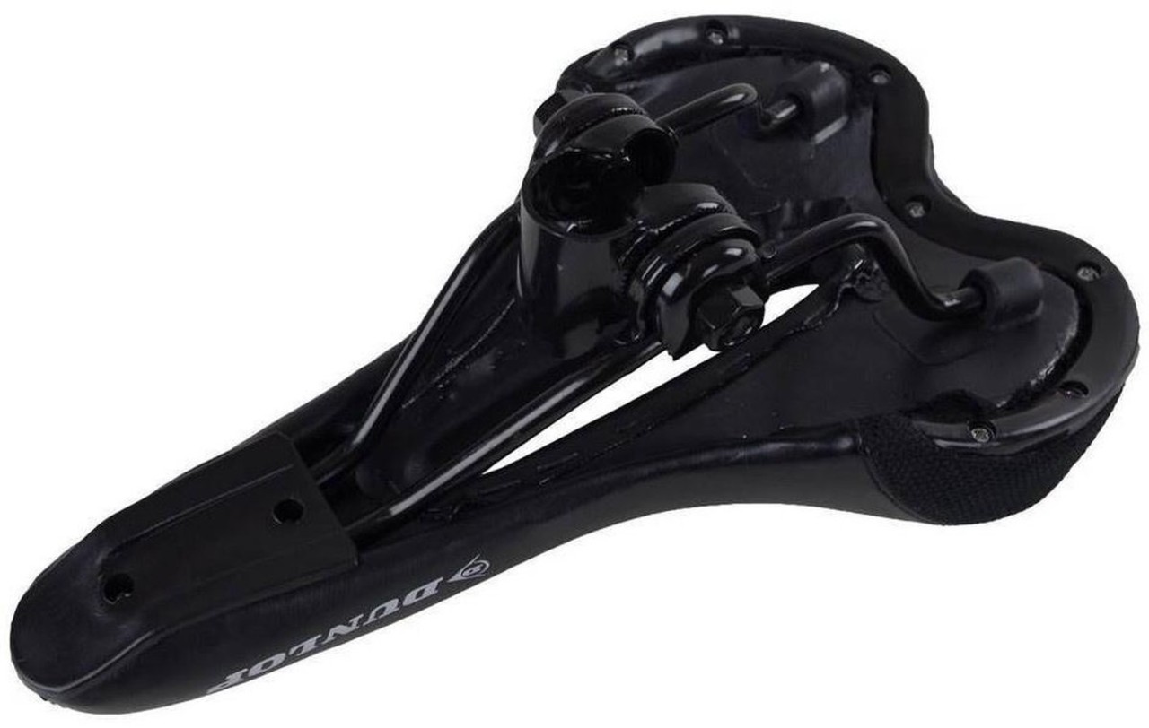 Dunlop Dunlop Bicycle Saddle - Road Bike/Mountain Bikes - Unisex - Black Dunlop Dunlop Bicycle Saddle - Road Bike/Mountain Bikes - Unisex - Black