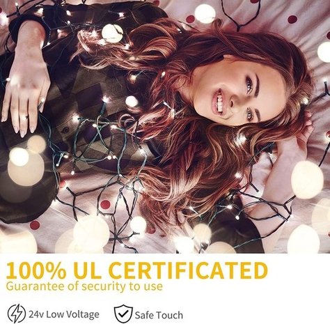 Discountershop Kerstverlichting buiten 25 meter 1250 LED - Wit - Lichtsnoer Nano Koperdraad - IP44 Stekker met timerfunctie - Kerstboomverlichting - geschikt voor binnen en buiten - kerstverlichting led