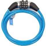 Dunlop Bicycle lock / spiral lock with password 1200 x 6 mm Blue Dunlop Bicycle lock / spiral lock with password 1200 x 6 mm Blue
