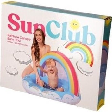 Merkloos Inflatable pool rainbow 95 x 66 cm Merkloos Inflatable pool rainbow 95 x 66 cm