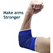 Discountershop Bandages Elleboogbeschermers medium - 2 stuks - blauw - Elleboog brace elastisch 2 stuks Discountershop Bandages Elleboogbeschermers medium - 2 stuks - blauw - Elleboog brace elastisch 2 stuks