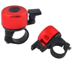 Merkloos Aluminum Bicycle Bell - Red Merkloos Aluminum Bicycle Bell - Red