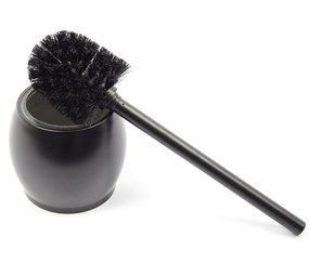 Merkloos Toilet brush stainless steel - Black - Toilet brush Stainless steel - Stainless steel Toilet brush in holder - Toilet brush holder - Toilet brush - brush Merkloos Toilet brush stainless steel - Black - Toilet brush Stainless steel - Stainless steel Toilet brush in holder - Toilet brush holder - Toilet brush - brush