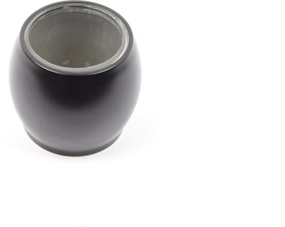 Merkloos Toilet brush stainless steel - Black - Toilet brush Stainless steel - Stainless steel Toilet brush in holder - Toilet brush holder - Toilet brush - brush