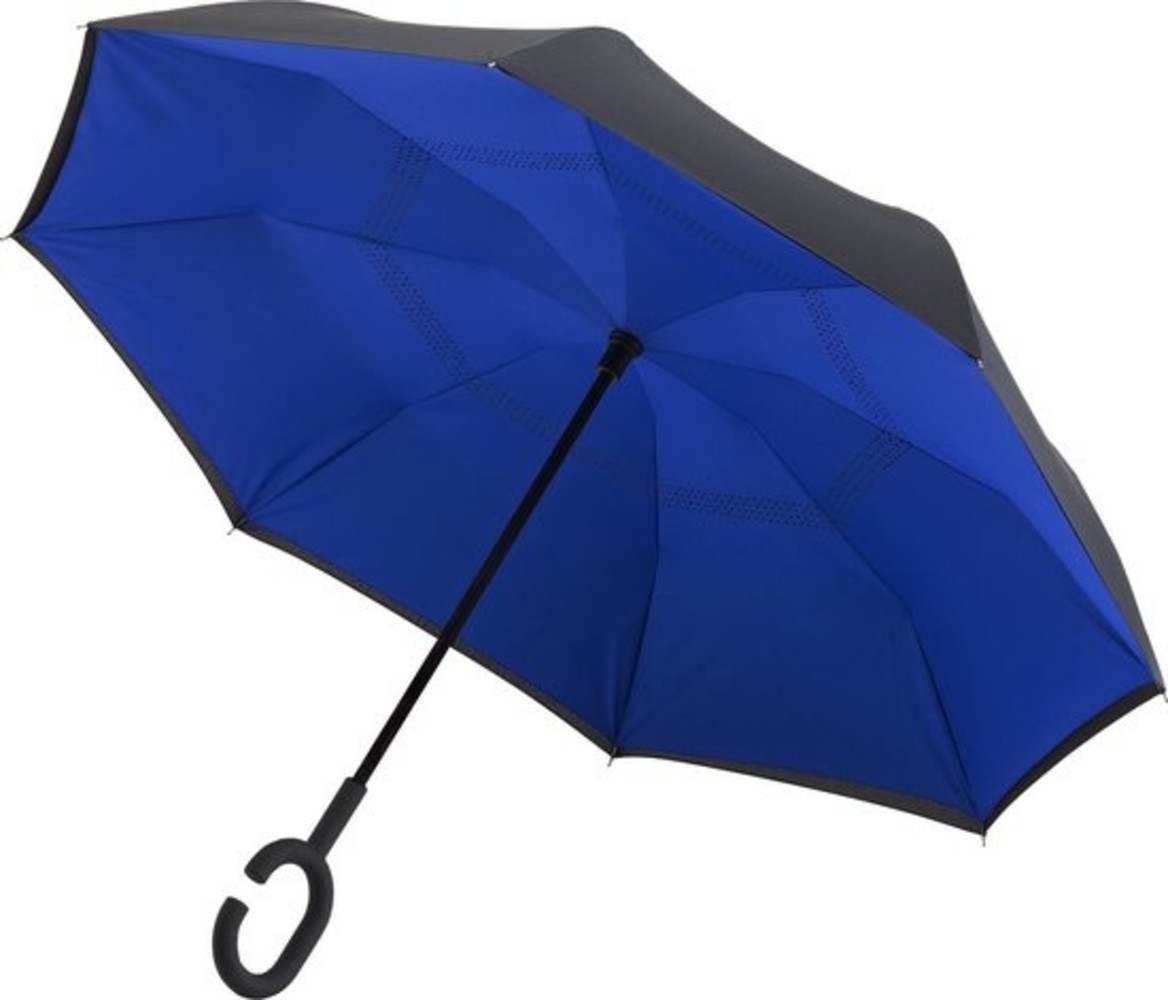 Merkloos Umbrella - Inside Out Umbrella - Windproof - Ø 107 cm - Blue Merkloos Umbrella - Inside Out Umbrella - Windproof - Ø 107 cm - Blue
