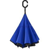 Merkloos Paraplu - Inside Out Paraplu - Windproof - Ø 107 cm - Blauw Merkloos Paraplu - Inside Out Paraplu - Windproof - Ø 107 cm - Blauw