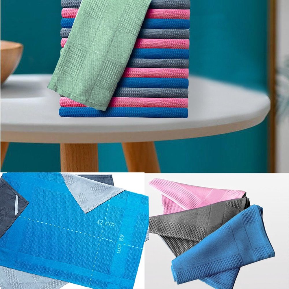 Discountershop Set of 4 Professional Polishing Cloth streak-free| Glass cloth | glassware | Polishing cloth | 42x68cm Discountershop Set of 4 Professional Polishing Cloth streak-free| Glass cloth | glassware | Polishing cloth | 42x68cm