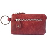 4 East Wallet Car Key RFID Anti Theft Key Pouch -RFID ONLY YOUR CARDS- wallet ladies - wallet men - wallet cards - Wallet with credit card holder Key pouch - Key folders - Key bag ladies - 4E-006 - Red
