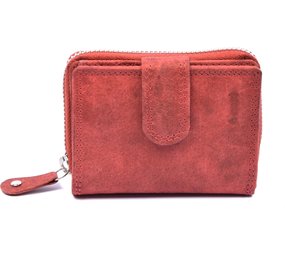 4 East Wallet - Wallet ladies - Wallet men - Wallet cards - RFID Protected Anti skim - 4East - 4E-209 - Red