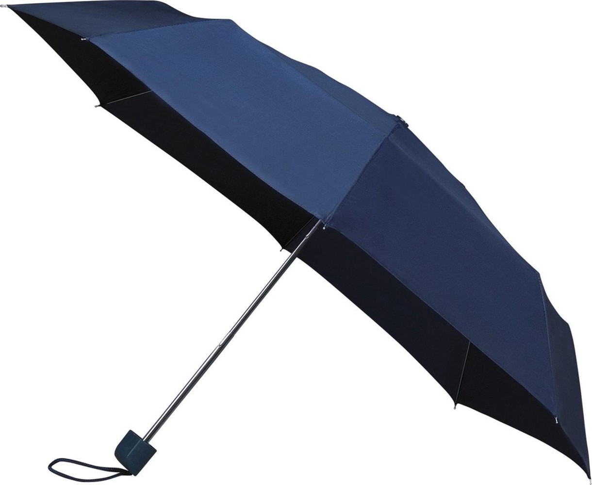 Merkloos Foldable umbrella - hand opening umbrella - Sturdy umbrella with a diameter of 100 cm - Dark blue