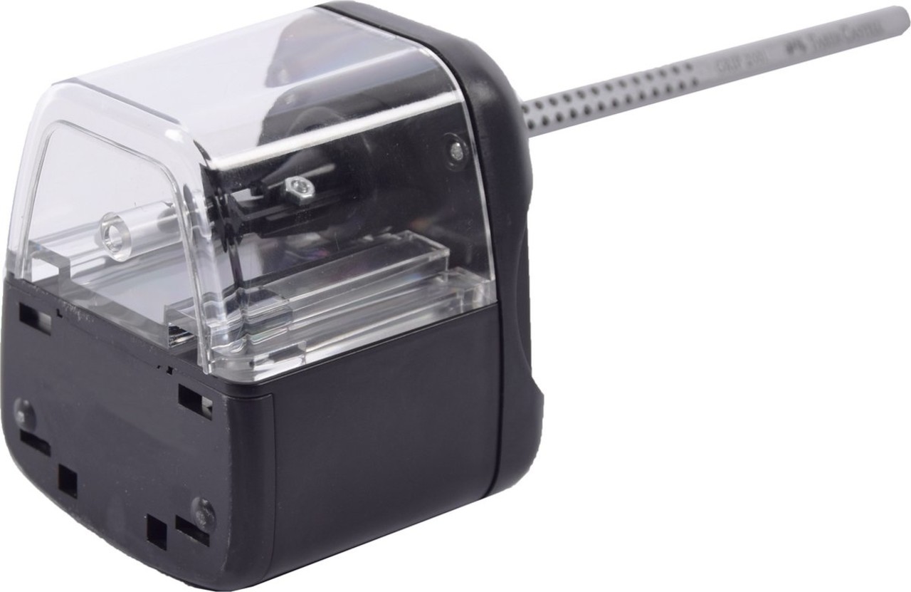 Discountershop Electric Pencil Sharpener / Pencil Sharpener Black 4x AA