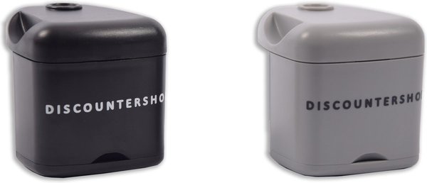 Discountershop Electric Pencil Sharpener / Pencil Sharpener Black 4x AA