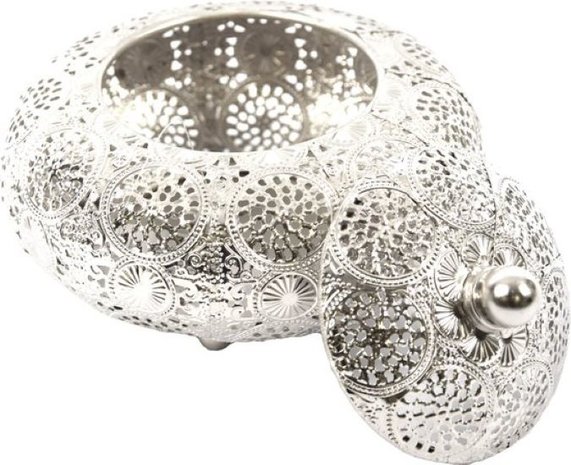 Discountershop Set of 5 beautiful oriental style |Jewellery box | storage tin | Jewelery box | Jewelery box | Candle holder | candlestick metal Discountershop Set of 5 beautiful oriental style |Jewellery box | storage tin | Jewelery box | Jewelery box | Candle holder | candlestick metal