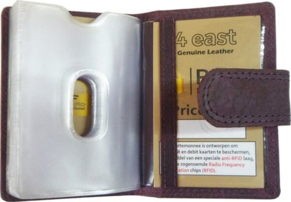 4 East Creditcardhouder Purple Portemonnee - portemonnee dames - portemonnee heren - portemonnee pasjes - Portemonnee creditcard - Portemonnee met creditcardhouder - creditcard portemonnee - Lederen portemonnee - Paars- RFID Protected Anti skim - 4E-106 4 East Creditcardhouder Purple Portemonnee - portemonnee dames - portemonnee heren - portemonnee pasjes - Portemonnee creditcard - Portemonnee met creditcardhouder - creditcard portemonnee - Lederen portemonnee - Paars- RFID Protected Anti skim - 4E-106