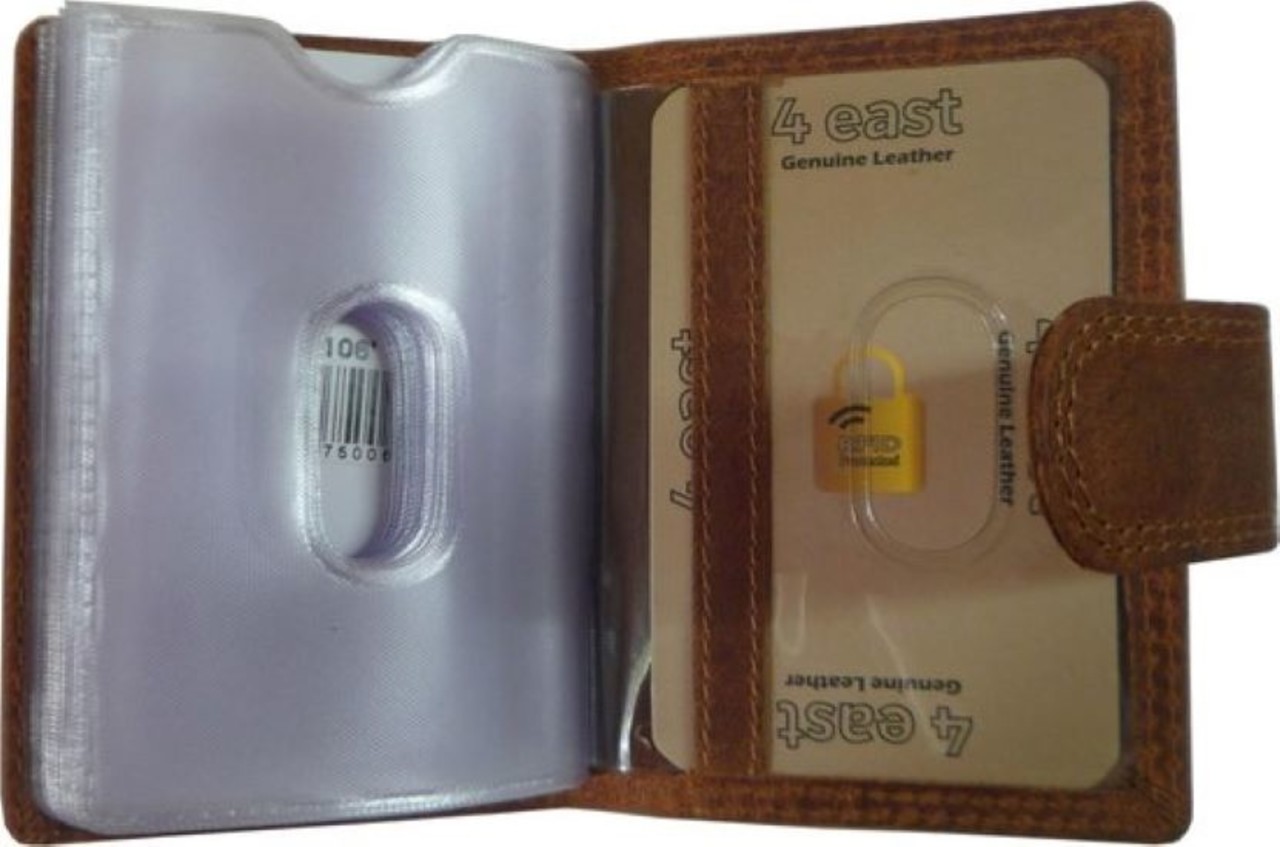 4 East Credit card holder Camel Wallet - wallet ladies - wallet men - wallet cards - Wallet credit card - Wallet with credit card holder - credit card wallet - Leather wallet - Cognac - RFID Protected Anti skim - 4E-106 4 East Credit card holder Camel Wallet - wallet ladies - wallet men - wallet cards - Wallet credit card - Wallet with credit card holder - credit card wallet - Leather wallet - Cognac - RFID Protected Anti skim - 4E-106