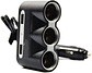 Auto 12v splitter stekkerdoos 3-voudig met 2 USB poorten Auto 12v splitter stekkerdoos 3-voudig met 2 USB poorten