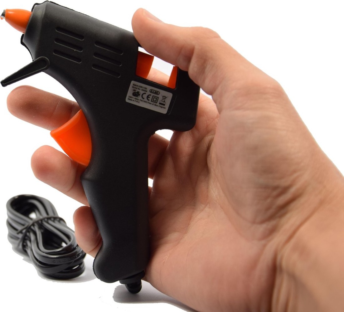 Merkloos Lijmpistool 10 watt - lijmpistool 7x100mm - Lijmpistool + 2 Lijmsticks Merkloos Lijmpistool 10 watt - lijmpistool 7x100mm - Lijmpistool + 2 Lijmsticks