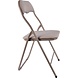 Discountershop 6x Folding chair with a seat height of 43 cm Folding chair velvet seat and back upholstered - chair - table chair - table chair - folding chair - Velvet folding chair - Luxury folding chair - With cushions - Chairs - Folding chairs - Chair - Premium chair