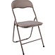 Discountershop 6x Folding chair with a seat height of 43 cm Folding chair velvet seat and back upholstered - chair - table chair - table chair - folding chair - Velvet folding chair - Luxury folding chair - With cushions - Chairs - Folding chairs - Chair - Premium chair