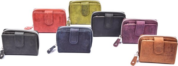 4 East Wallet - Wallet ladies - Wallet men - Wallet cards - RFID Protected Anti skim - 4East - 4E-209 - Black