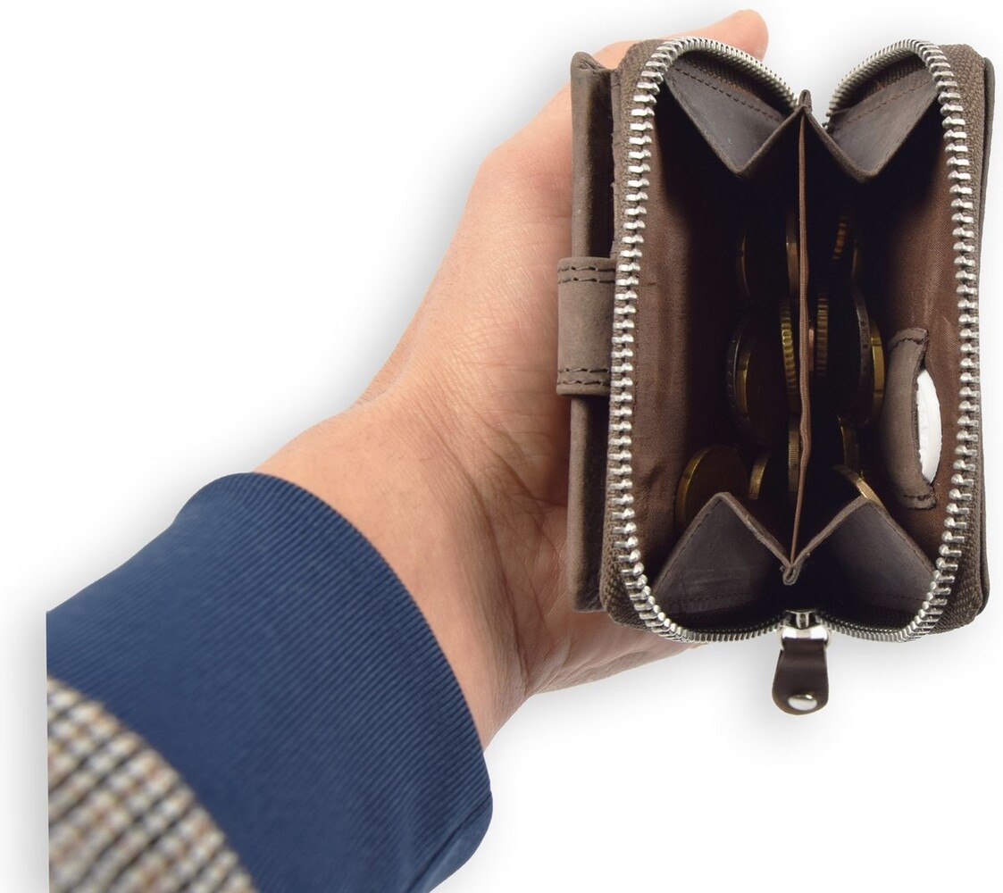 4 East Wallet Buffalo Leather| wallets ladies - Wallet men - Wallet cards - RFID Protected Anti skim - 4East - 4E-209- 4 East Wallet Buffalo Leather| wallets ladies - Wallet men - Wallet cards - RFID Protected Anti skim - 4East - 4E-209-