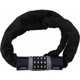 Dunlop Bicycle lock, scooter or motorcycle cable lock 4-position combination lock 30 x 5 x 900 mm - black Dunlop Bicycle lock, scooter or motorcycle cable lock 4-position combination lock 30 x 5 x 900 mm - black