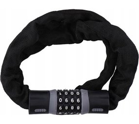 Dunlop Bicycle lock, scooter or motorcycle cable lock 4-position combination lock 30 x 5 x 900 mm - black Dunlop Bicycle lock, scooter or motorcycle cable lock 4-position combination lock 30 x 5 x 900 mm - black