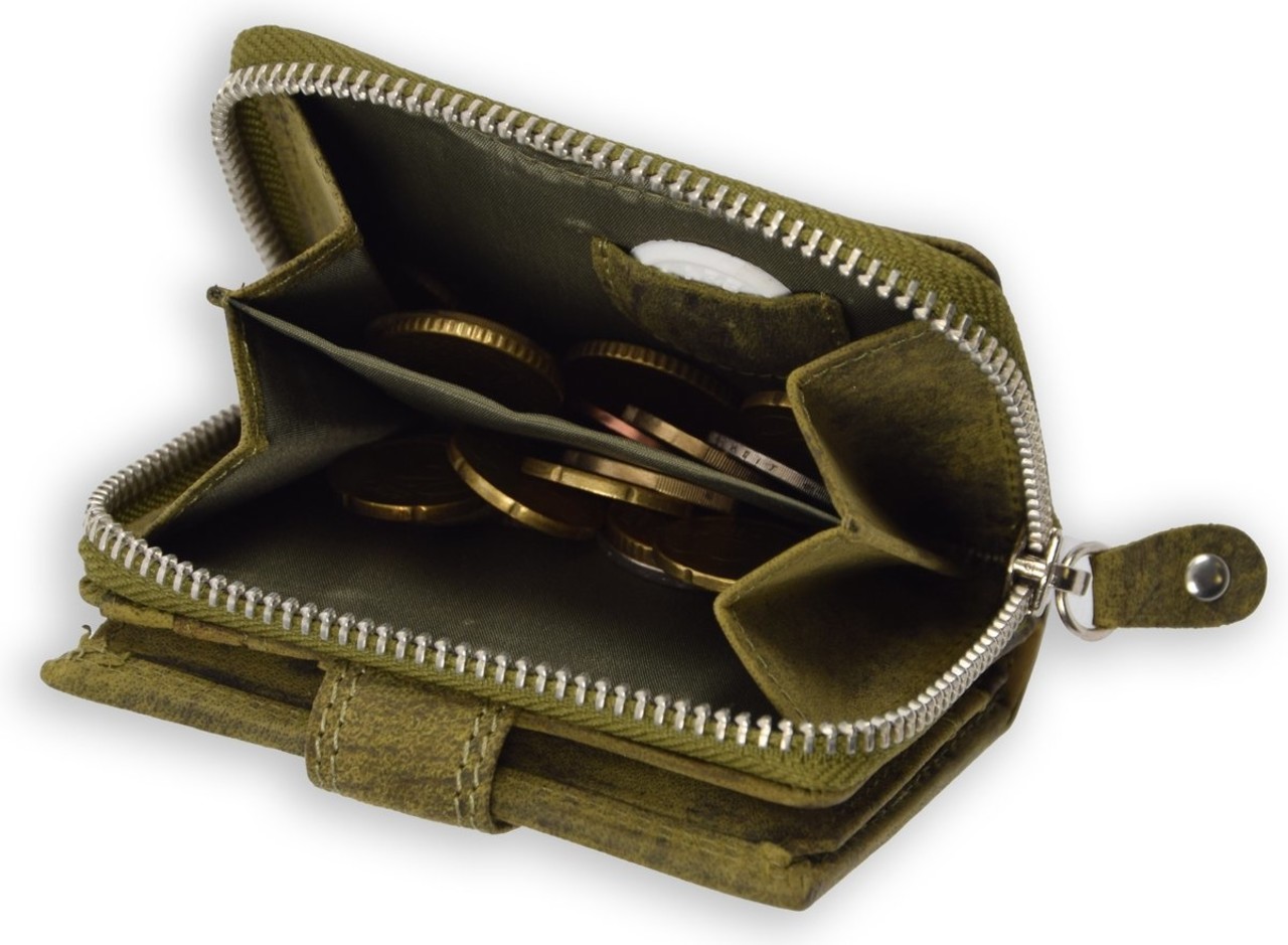 4 East Portemonnee - Portemonnee dames - Portemonnee heren - Portemonnee pasjes - RFID Protected Anti skim - 4East - 4E-209- Groen - Olijf 4 East Portemonnee - Portemonnee dames - Portemonnee heren - Portemonnee pasjes - RFID Protected Anti skim - 4East - 4E-209- Groen - Olijf