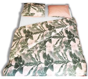 Discountershop Wild Plants - Dekbedovertrekset - Tweepersoons - 200x200/220 + 2 kussenslopen 60x70 - Groen - Katoen Discountershop Wild Plants - Dekbedovertrekset - Tweepersoons - 200x200/220 + 2 kussenslopen 60x70 - Groen - Katoen