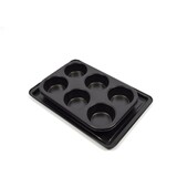 Merkloos Muffin tin 6 Muffins Large with non-stick coating | Baking mold Muffin| Merkloos Muffin tin 6 Muffins Large with non-stick coating | Baking mold Muffin|
