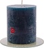 Candle rustic candle Includes| Pillar candle 8 x 6.8 cm| Navy - 30 burning hours Candle rustic candle Includes| Pillar candle 8 x 6.8 cm| Navy - 30 burning hours
