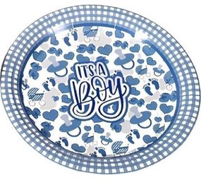Gerimport Gerimport Party Plates Boys 22 Cm Paper Blue 6 Pieces Gerimport Gerimport Party Plates Boys 22 Cm Paper Blue 6 Pieces