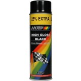 Motip Motip Spray paint high gloss black fast drying 500 ml for metal, wood, aluminum and stone - 25 % EXTRA Motip Motip Spray paint high gloss black fast drying 500 ml for metal, wood, aluminum and stone - 25 % EXTRA