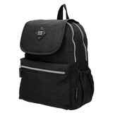 Enrico Benetti Enrico Benetti Crinkle Nylon Backpack Black