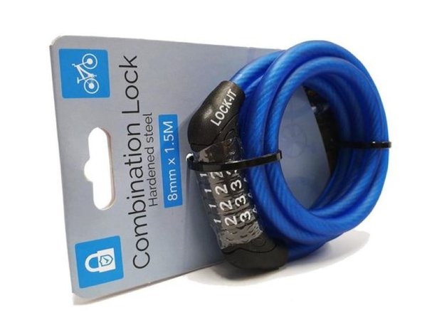 Merkloos Fietsslot Combinatie - combinatie fietsslot - fietsslot met code