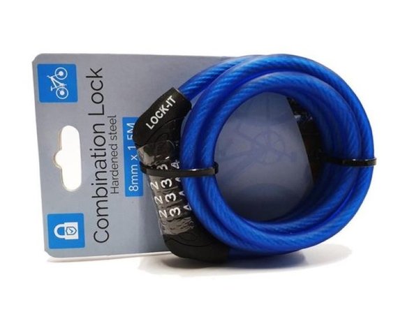 Merkloos Fietsslot Combinatie - combinatie fietsslot - fietsslot met code