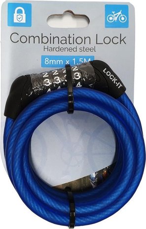 Merkloos Fietsslot Combinatie - combinatie fietsslot - fietsslot met code