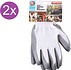 Set of 2 pairs of Allround Work Gloves - Men's Work Gloves - Gardening Gloves - Light Work - 2 pairs of XL size 10 Set of 2 pairs of Allround Work Gloves - Men's Work Gloves - Gardening Gloves - Light Work - 2 pairs of XL size 10